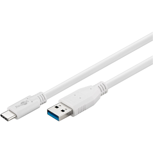 USB-C M/A 3.0 0015 BLACK 0.15m BOX